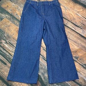 Vintage Jeanology ultra High waist wide leg jeans size 12